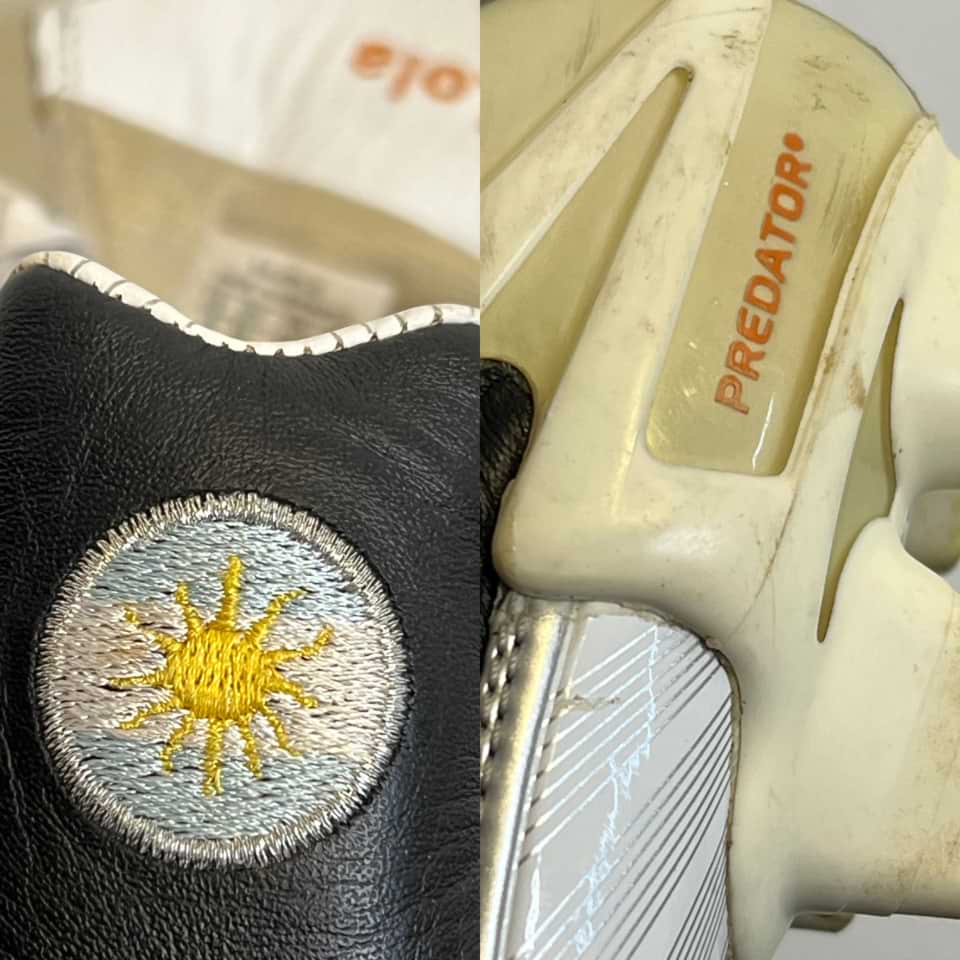 Juan Roman Riquelme – Match worn boots – Boca Juniors – Torneo Inicial 2013 - Image 11
