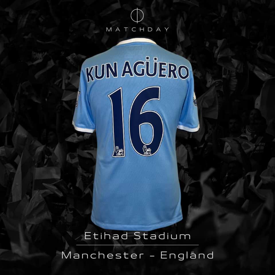 Sergio Agüero – Match Issued – Manchester City – Premier League 2013 - Image 5