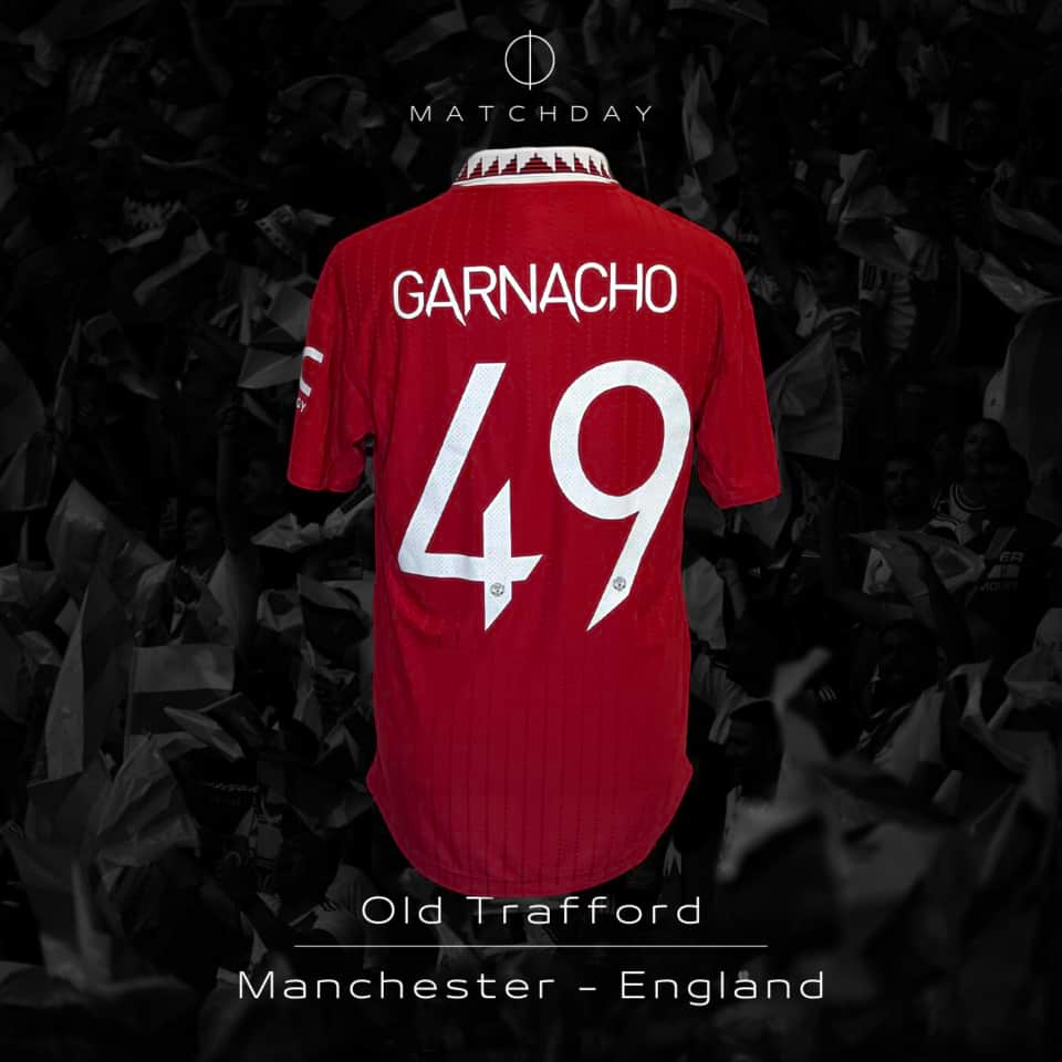 Alejandro Garnacho – Match issued – Manchester United – UEFA Europa League 2022 - Image 5