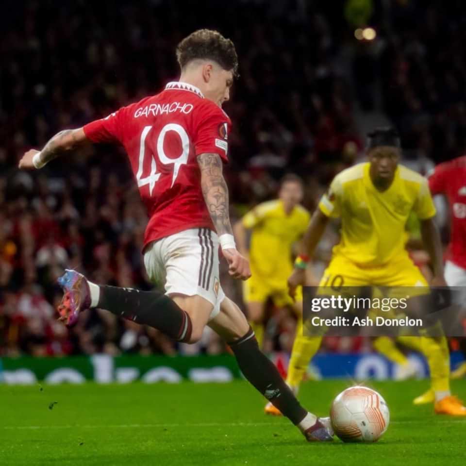 Alejandro Garnacho – Match issued – Manchester United – UEFA Europa League 2022 - Image 8