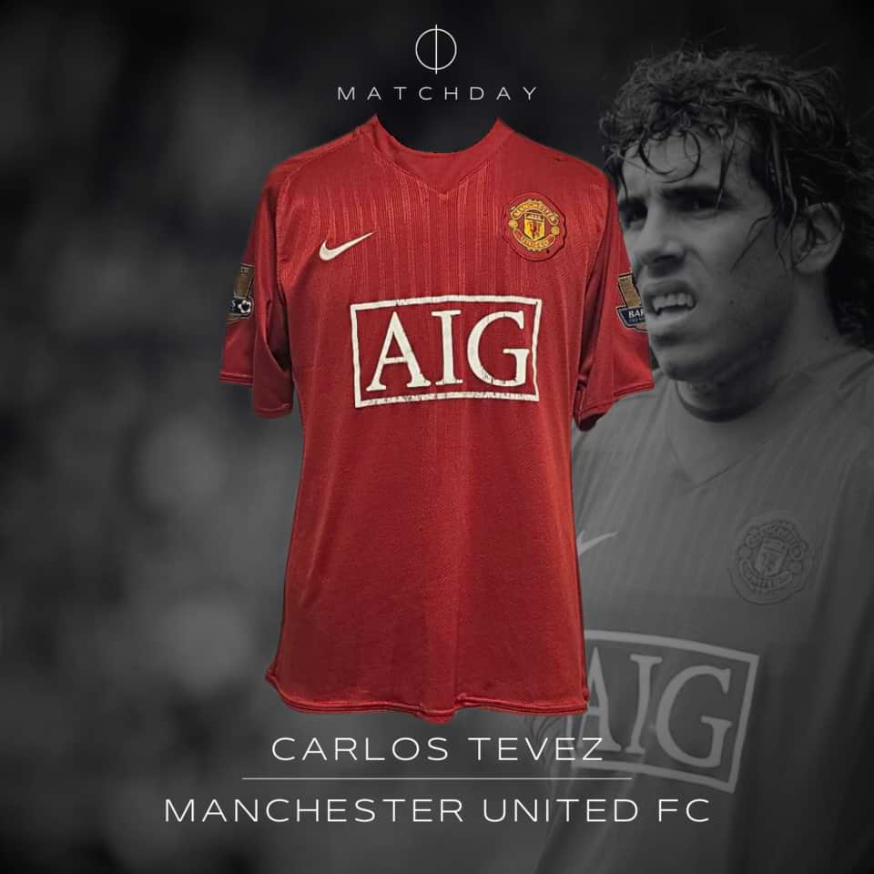 Carlos Tevez – Match worn – Manchester United – Premier League 2007
