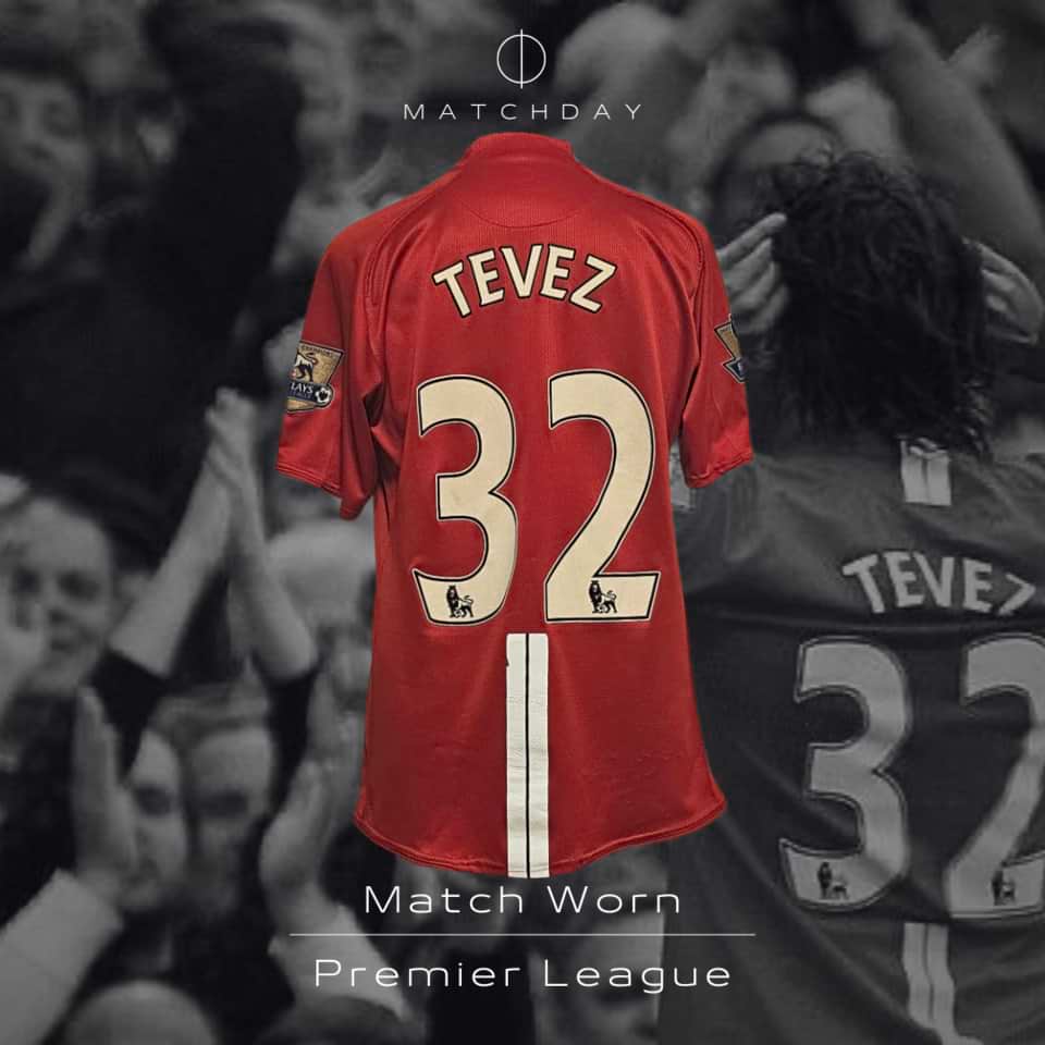 Carlos Tevez – Match worn – Manchester United – Premier League 2007 - Image 3