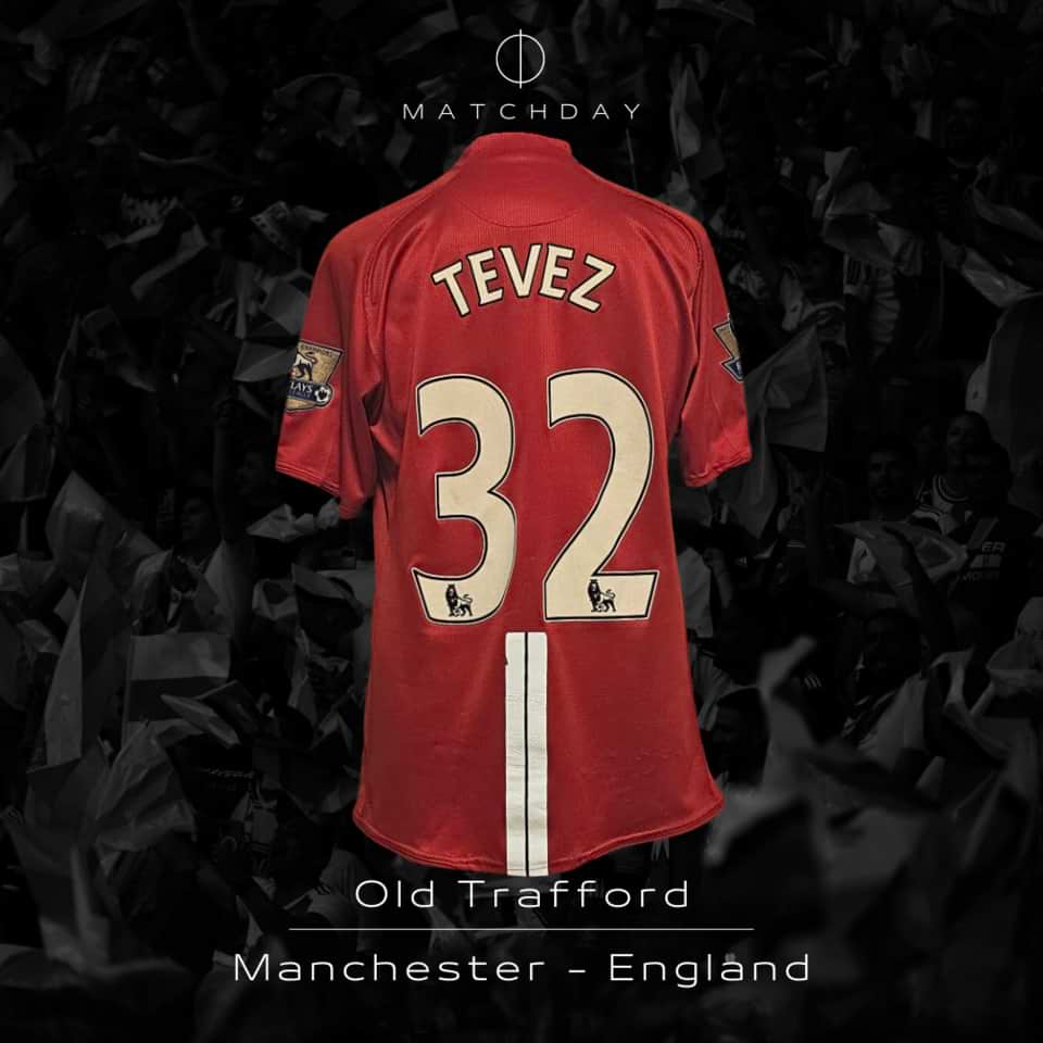 Carlos Tevez – Match worn – Manchester United – Premier League 2007 - Image 5
