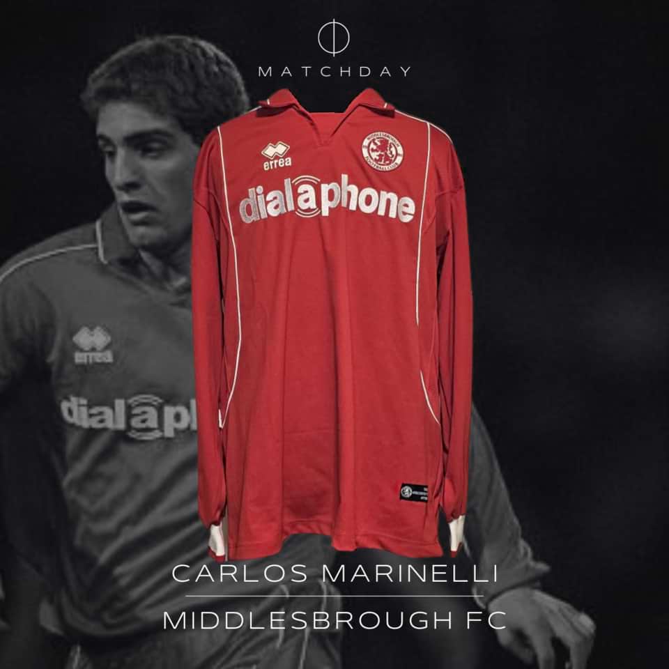 Carlos Marinelli Match worn 2003/4 Premier League – Middlesbrough