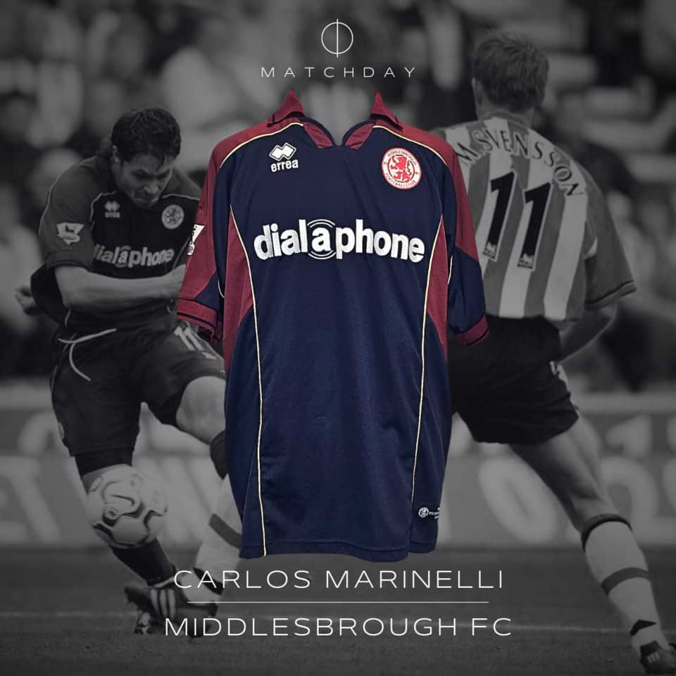 Carlos Marinelli Match issued 2003/04 – Middlesbrough – Premiership