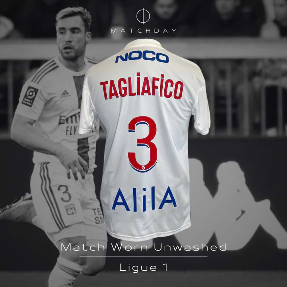 Nicolas Tagliafico – Match worn unwashed – Olympique Lyonnais – Ligue 1 2023 - Image 3