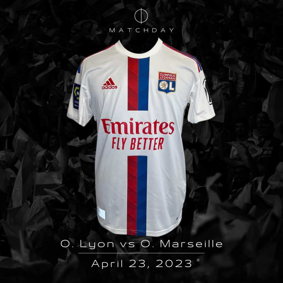 Nicolas Tagliafico – Match worn unwashed – Olympique Lyonnais – Ligue 1 2023 - Image 4