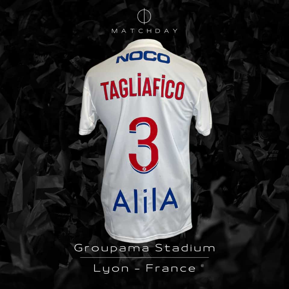 Nicolas Tagliafico – Match worn unwashed – Olympique Lyonnais – Ligue 1 2023 - Image 5
