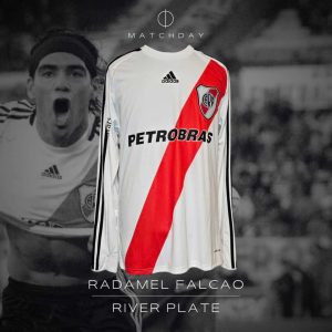 Radamel Falcao - Match worn - River Plate - Torneo Clausura 2009