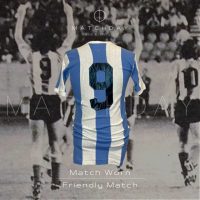 Mario Kempes – Argentina National Team – Match Worn 1974 - Imagen 3