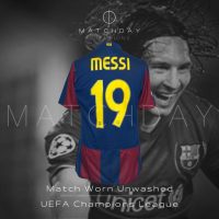 Lionel Messi – Barcelona – Match Worn Unwashed vs Lyon – Champions League 2007/08 - Image 3