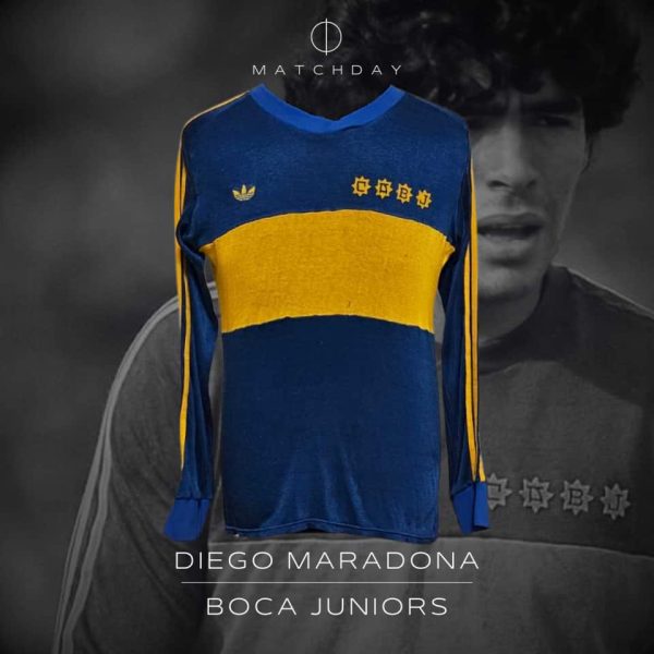 Diego Armando Maradona – Boca Juniors – Match Worn – Torneo Metropolitano 1981