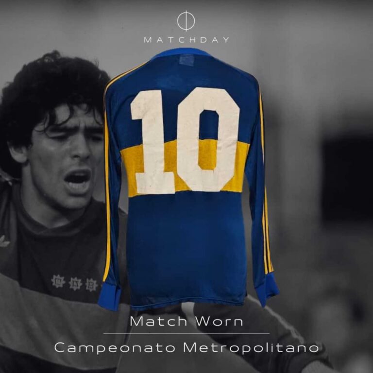 Diego Armando Maradona – Boca Juniors – Match Worn – Torneo ...