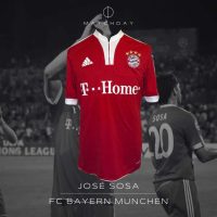 José Sosa – FC Bayern Múnchen – Match Worn – Champions League 2009/10 - Imagen 2