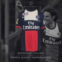 Edinson Cavani – Match Worn – PSG – League Cup Final 2014 - Imagen 2