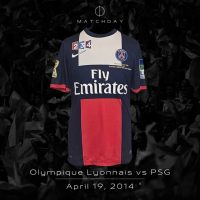 Edinson Cavani – Match Worn – PSG – League Cup Final 2014 - Imagen 4