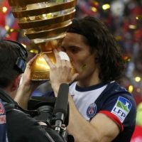 Edinson Cavani – Match Worn – PSG – League Cup Final 2014 - Imagen 12