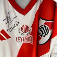 Alejandro “Chori” Dominguez – Leyendas River Plate – Match worn signed unwashed - Image 6