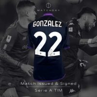 Nico Gonzalez – Fiorentina – Signed – Serie A TIM 2022 - Imagen 3