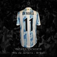 Di Maria match issued jersey – Argentina – Final Copa America 2021 - Image 5