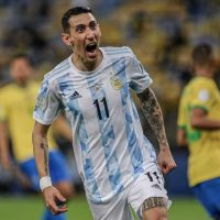 Di Maria match issued jersey – Argentina – Final Copa America 2021 - Image 9