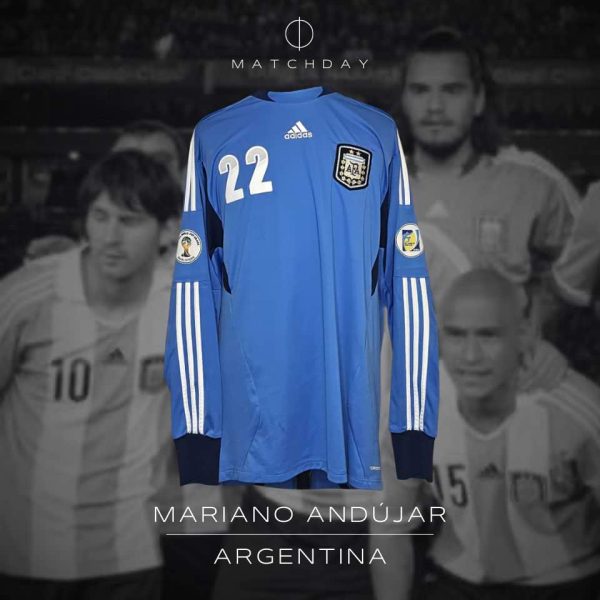 Mariano Andujar – Match issued jersey – Eliminatorias sudamericanas 2014
