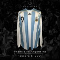Hernan Crespo match worn PHOTOMATCH jersey – Argentina vs Francia 2007 - Imagen 4