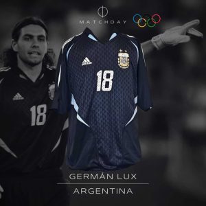German Lux AFA - JJOO Atenas 2004 - Match issued jersey
