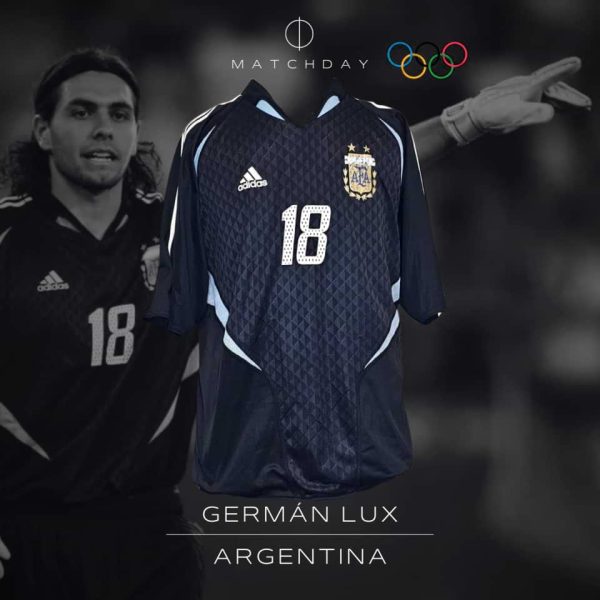 German Lux AFA – JJOO Atenas 2004 – Match issued jersey