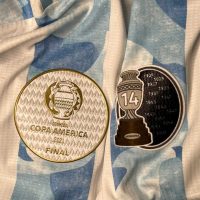 Julian Alvarez – Argentina – Match issued jersey + Short – Final Copa America 2021 - Imagen 15
