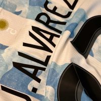 Julian Alvarez – Argentina – Match issued jersey + Short – Final Copa America 2021 - Imagen 21