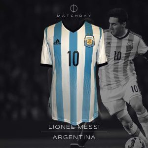Lionel Messi Argentina - Match issued - Friendly match