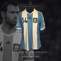 Javier Mascherano – Match worn PHOTOMATCH jersey – Argentina vs Ecuador – Eliminatorias Sudamericanas Brasil 2014 - Imagen 2