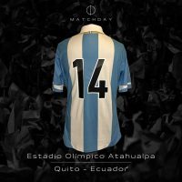 Javier Mascherano – Match worn PHOTOMATCH jersey – Argentina vs Ecuador – Eliminatorias Sudamericanas Brasil 2014 - Imagen 5