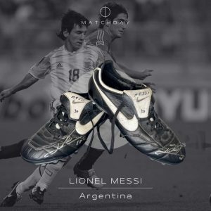 Lionel Messi match worn training boots - FIFA Youth World Cup 2005