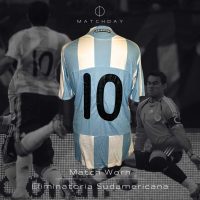 Juan Roman Riquelme match worn PHOTOMATCH jersey – Argentina vs Paraguay – Eliminatorias Mundial 2010 - Imagen 3