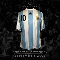 Juan Roman Riquelme match worn PHOTOMATCH jersey – Argentina vs Paraguay – Eliminatorias Mundial 2010 - Imagen 4