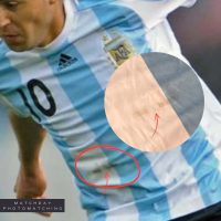 Juan Roman Riquelme match worn PHOTOMATCH jersey – Argentina vs Paraguay – Eliminatorias Mundial 2010 - Imagen 11