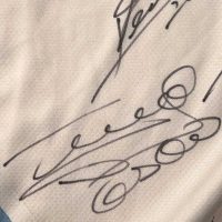 Musculosa entrenamiento Argentina Juegos Olímpicos Pekin 2008 firmada por Lionel Messi y otros - Imagen 17