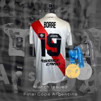 Rafael Santos Borre match issued jersey + Medalla campeón – River Plate – Final Copa Argentina 2019 - Imagen 3