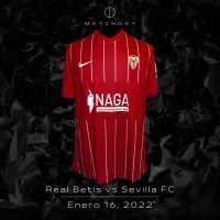 Marcos Acuña – Match worn PHOTOMATCH jersey – Sevilla vs Betis – Copa del Rey 2022 - Imagen 4