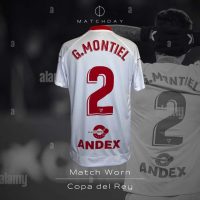 Gonzalo Montiel – Match worn jersey- Sevilla – Copa del Rey 2023 - Imagen 3