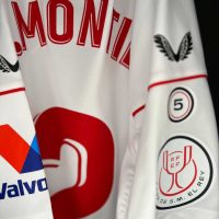 Gonzalo Montiel – Match worn jersey- Sevilla – Copa del Rey 2023 - Imagen 7