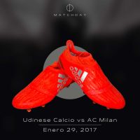 Botines Rodrigo de Paul – Match worn PHOTOMATCH boots – Udinese VS Milan – Serie A 2017 - Imagen 4