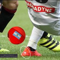 Botines Rodrigo de Paul – Match worn PHOTOMATCH boots – Udinese VS Milan – Serie A 2017 - Imagen 9