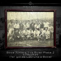 Foto original encuadrada y firmada con pluma por el equipo del River Plate 1939 - Imagen 3