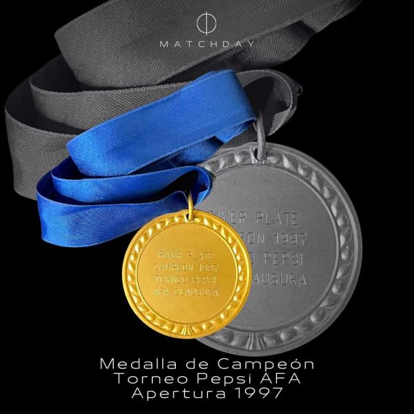 Medalla de campeon del torneo Pepsi Clausura 1997