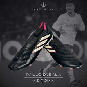 Paulo Dybala - Match worn boots - PHOTOMATCH - SSC Napoli vs AS Roma - Serie A TIM