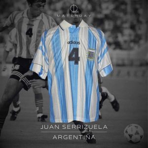 Juan José Serrizuela - Match worn - Mundial Sub-20 Malasia 1997