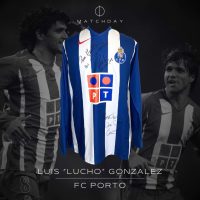 Lucho Gonzalez – Match worn & signed – Porto FC vs SC Braga – Primeira Liga 2006 - Imagen 2